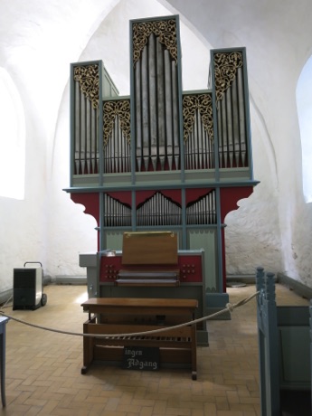 organ in Bregninge Church